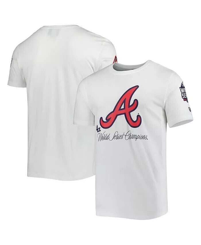 

Мужская белая футболка Atlanta Braves Historical Championship New Era