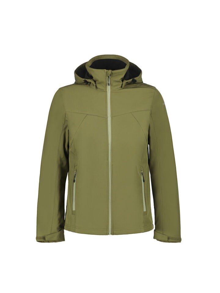 

Куртка софтшелл Icepeak Brimfield mit Kapuze, оливковый