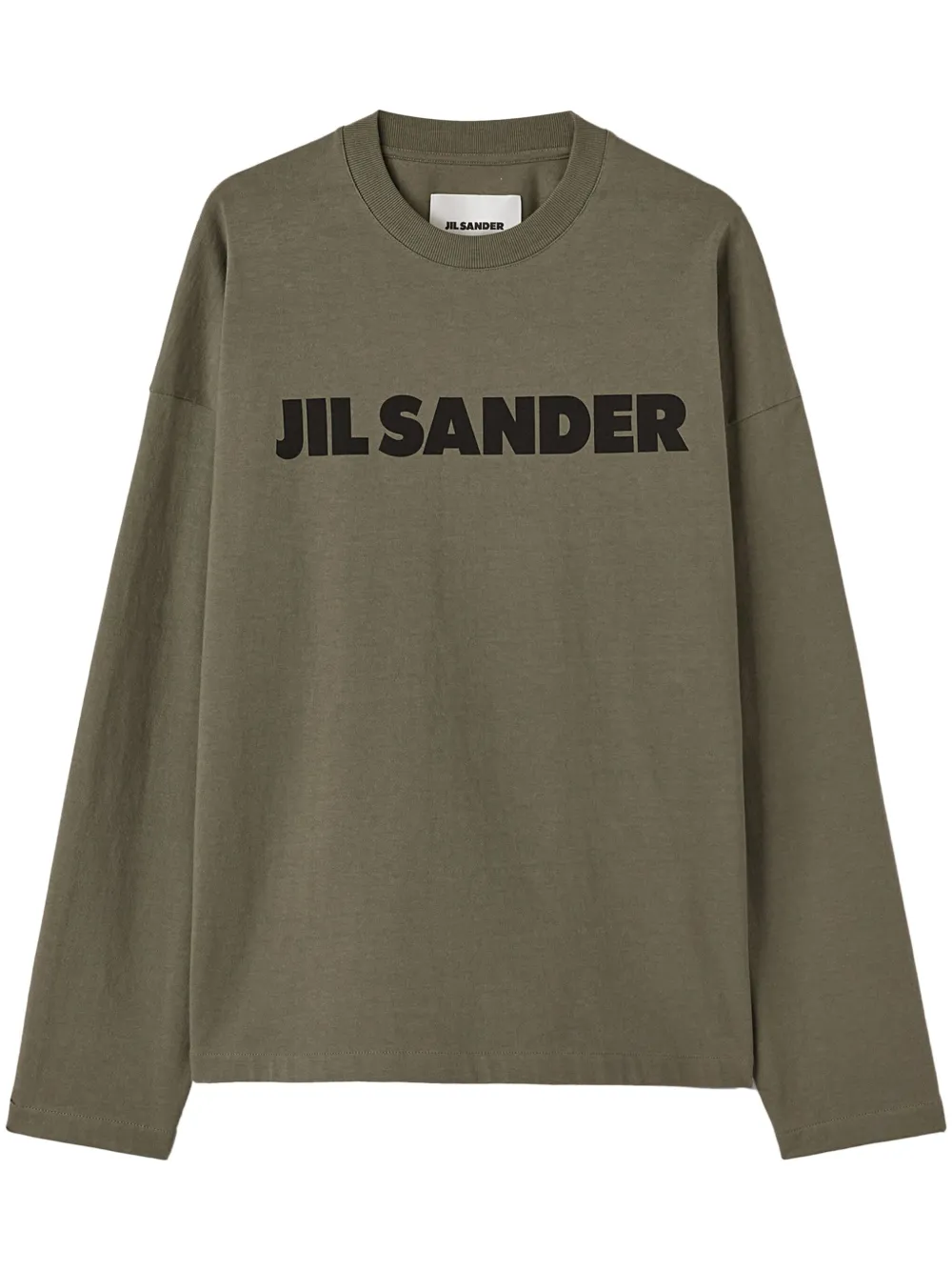 

Футболка с логотипом JIL SANDER, зеленый