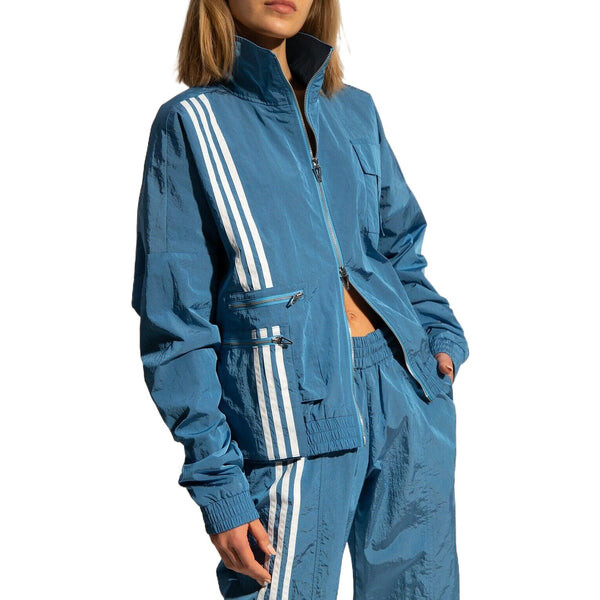 Куртка adidas originals x Ivy Park Crossover Classic Stripe Sports Jacket Unisex Blue, синий — фото 3