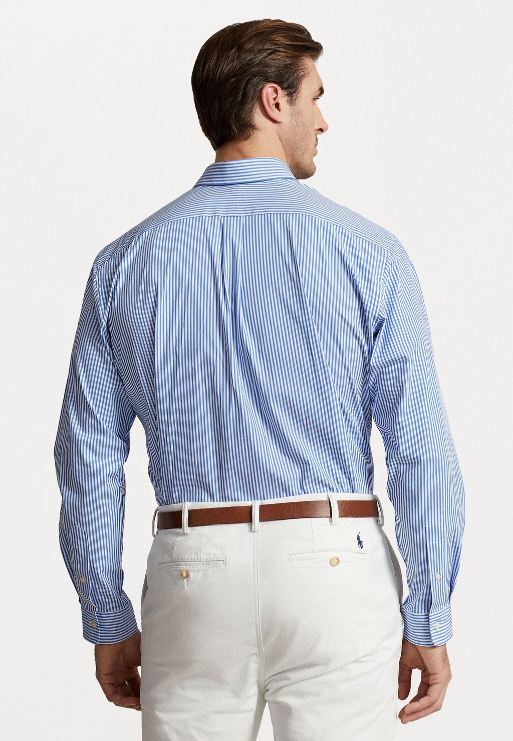 Рубашка Long Sleeve Sport Polo Ralph Lauren, цвет light blue/white — фото 3
