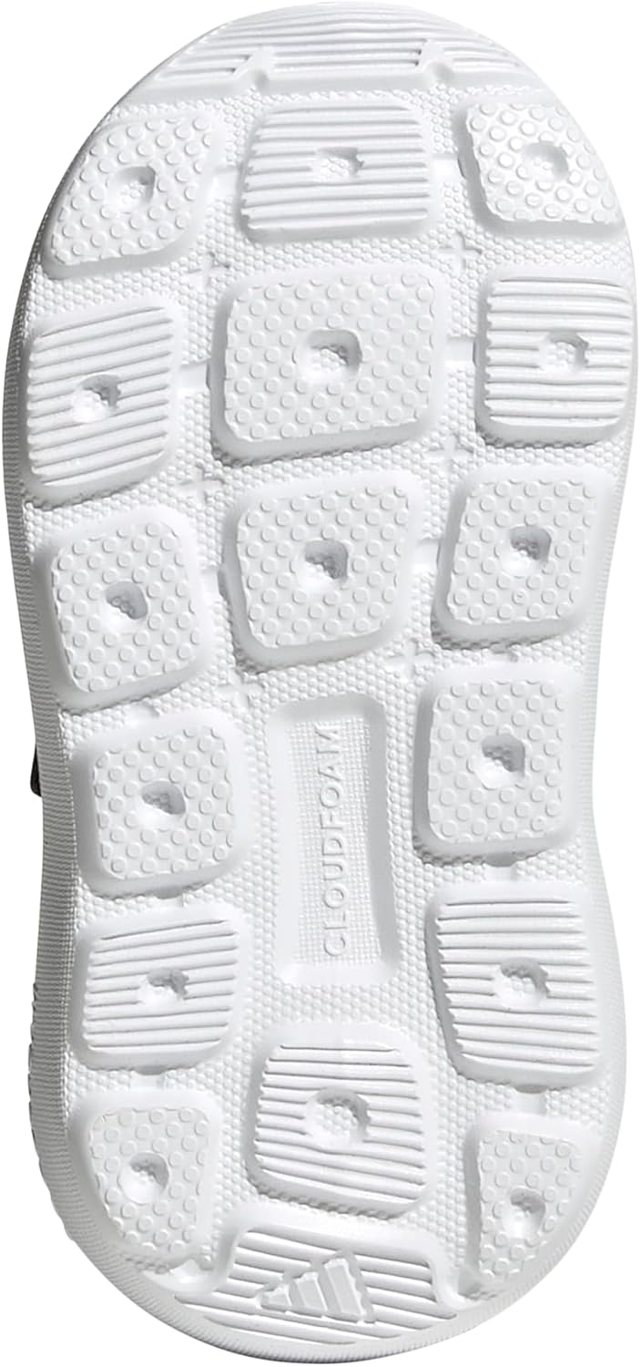 Кроссовки Adidas Unisex-Child Fortarun 2.0 для бега, черный/розовый/лиловый — фото 3