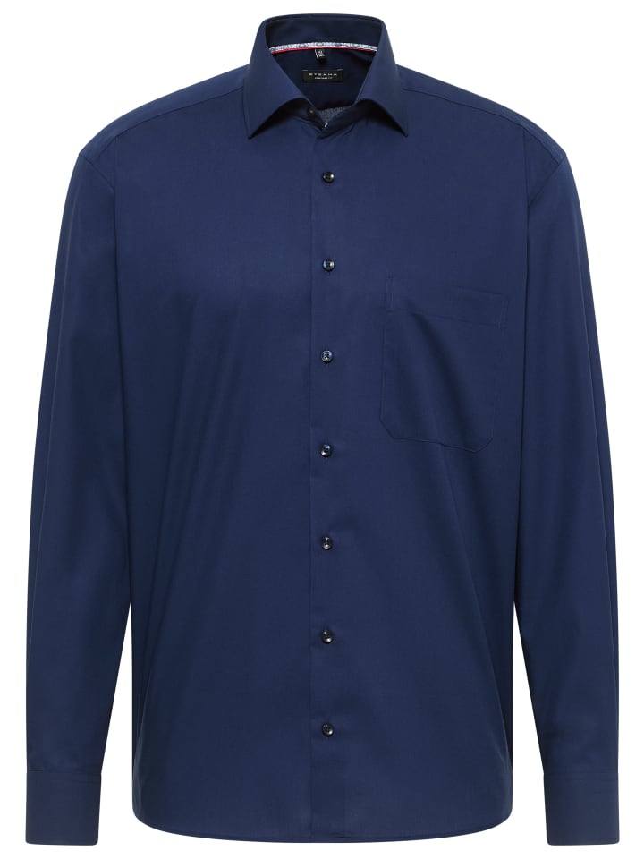 

Рубашка COMFORT FIT темно-синего цвета Eterna