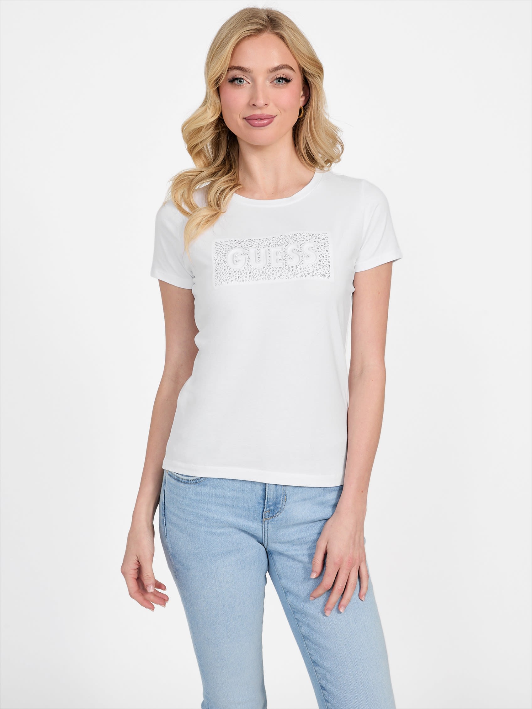 

Футболка Eco Adabelle Guess Factory, цвет pure white