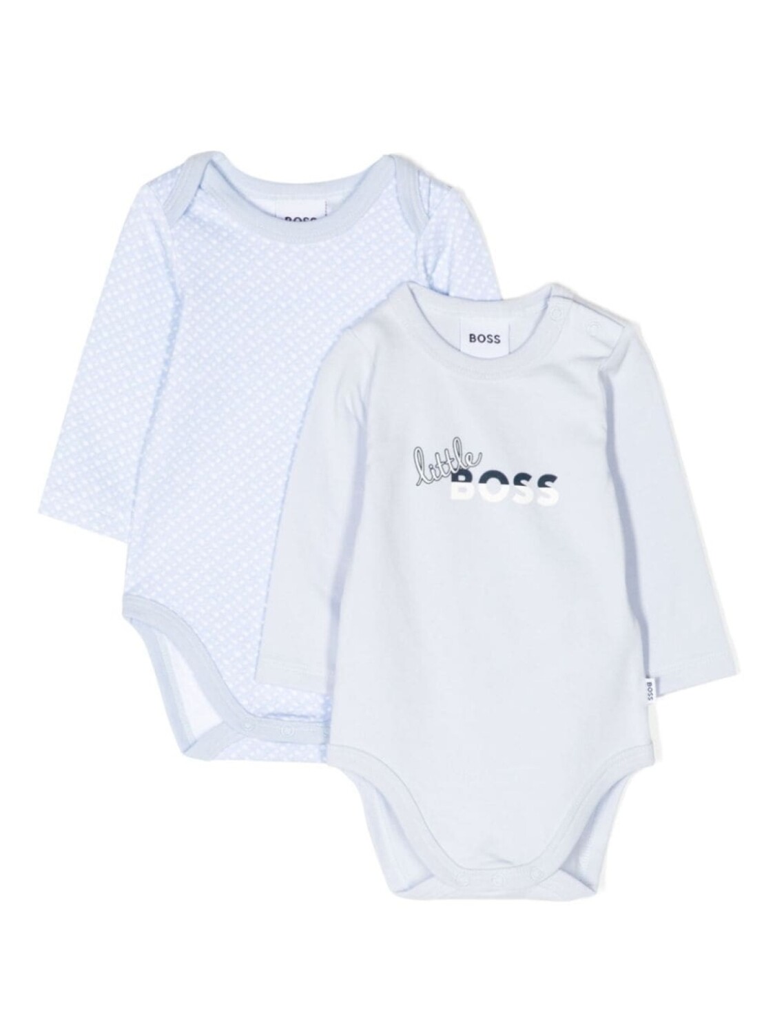 

Боди с логотипом BOSS Kidswear, синий