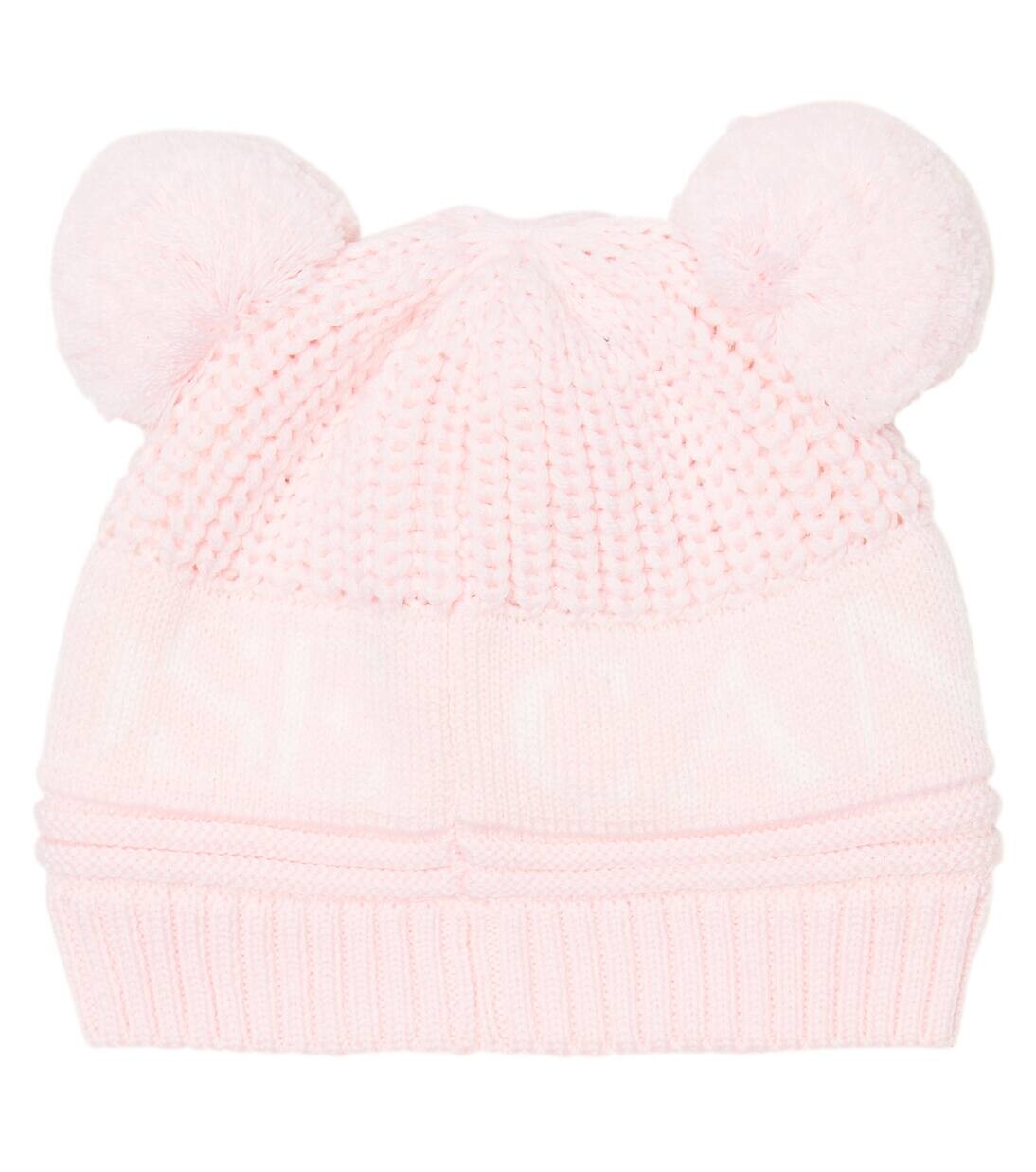 

Детская шерстяная шапка с двойным помпоном Canada Goose Kids, цвет soft pink