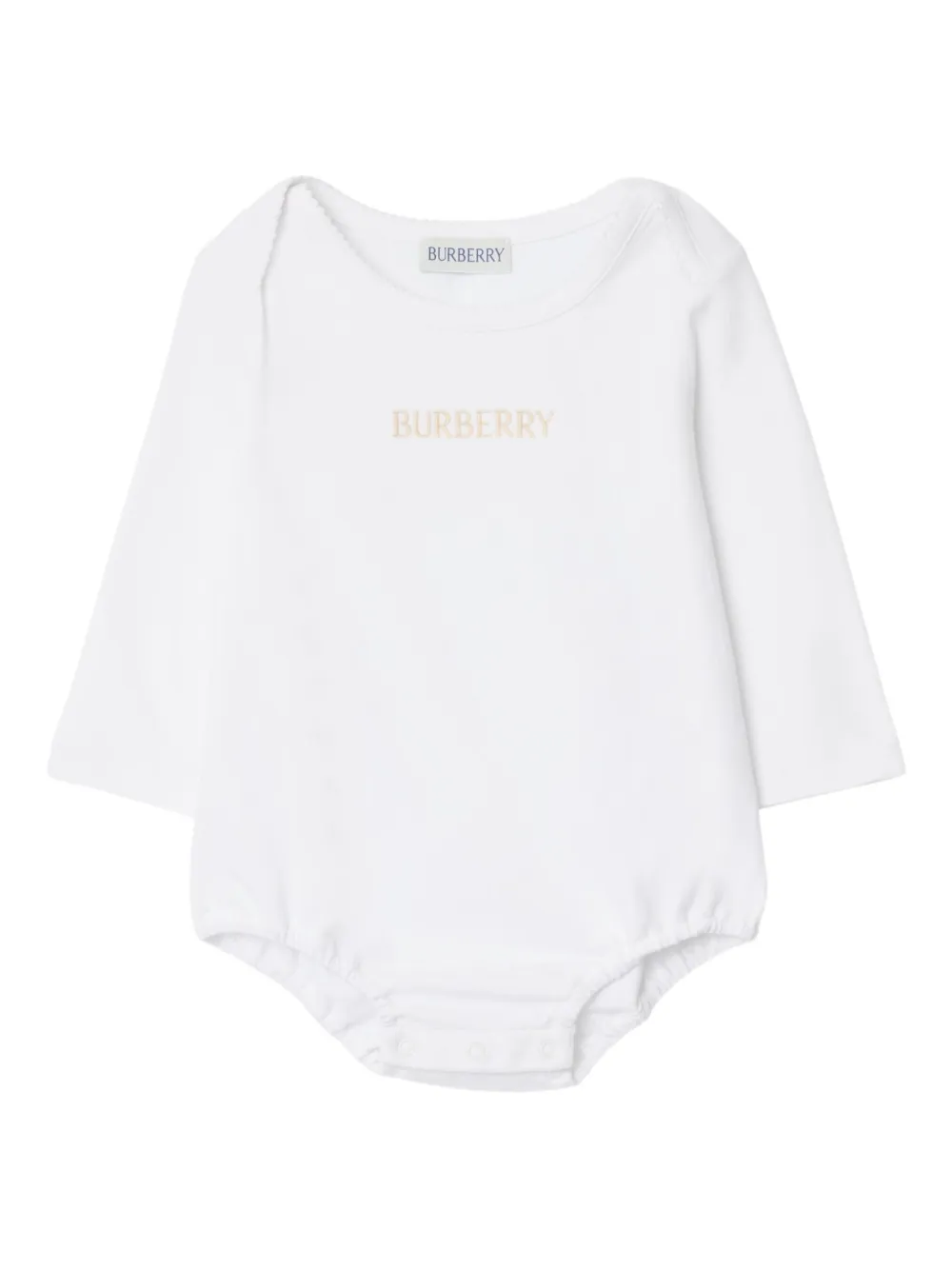 Комплект из платья и боди в клетку Burberry Kids, коричневый — фото 3