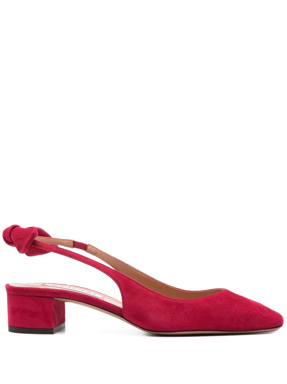 Туфли-лодочки Very Bow Tie 35 мм Aquazzura, розовый