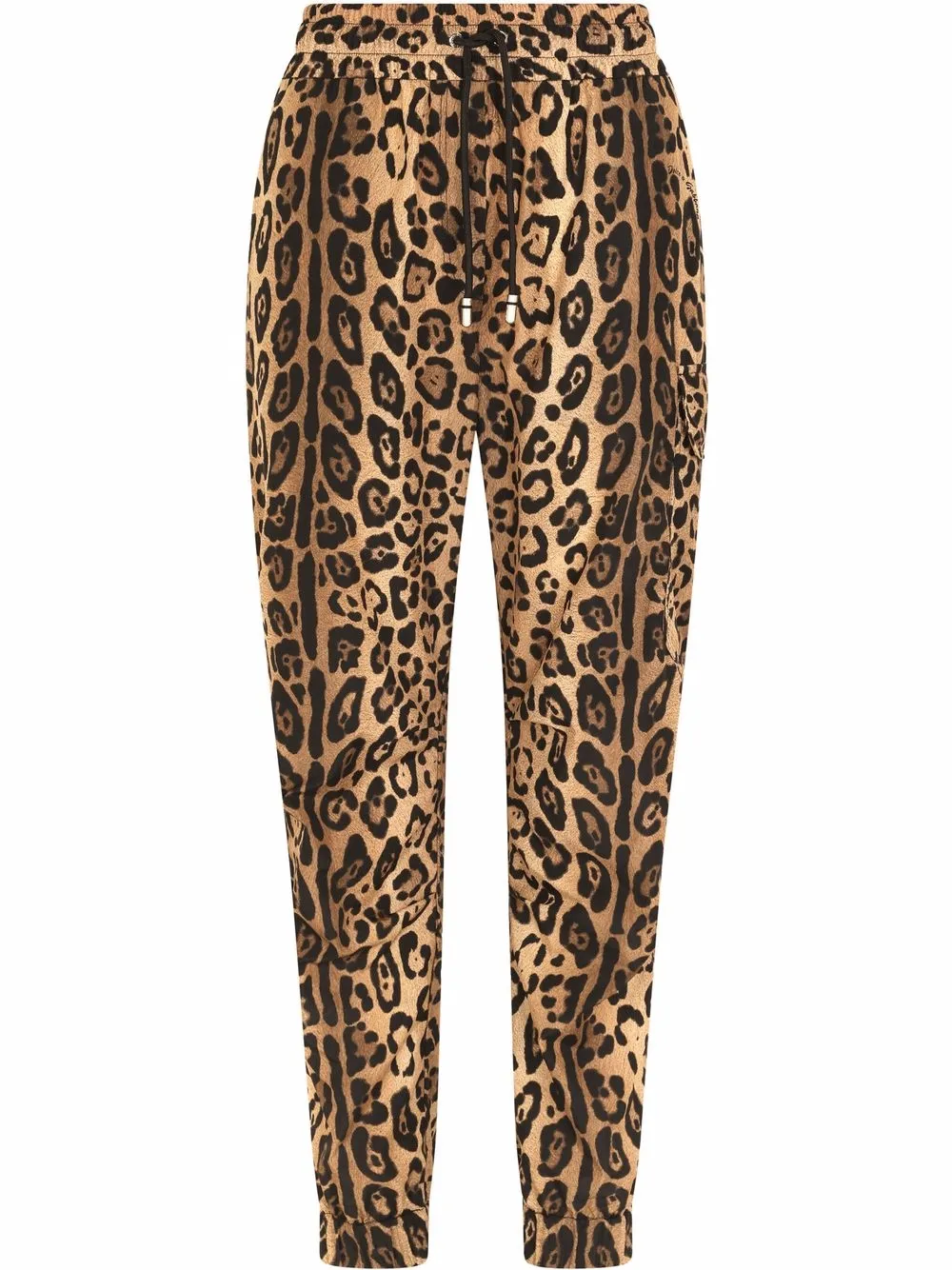 

Спортивные брюки с леопардовым принтом DOLCE & GABBANA, коричневый