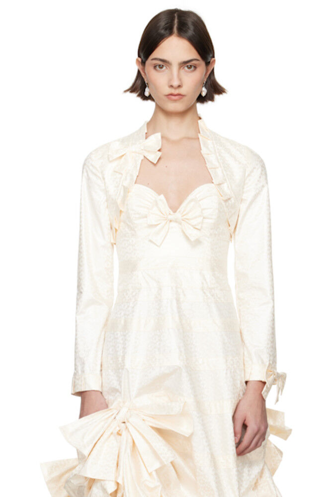 

Эксклюзивный свадебный кардиган SSENSE Bridal Capsule SUPER YAYA