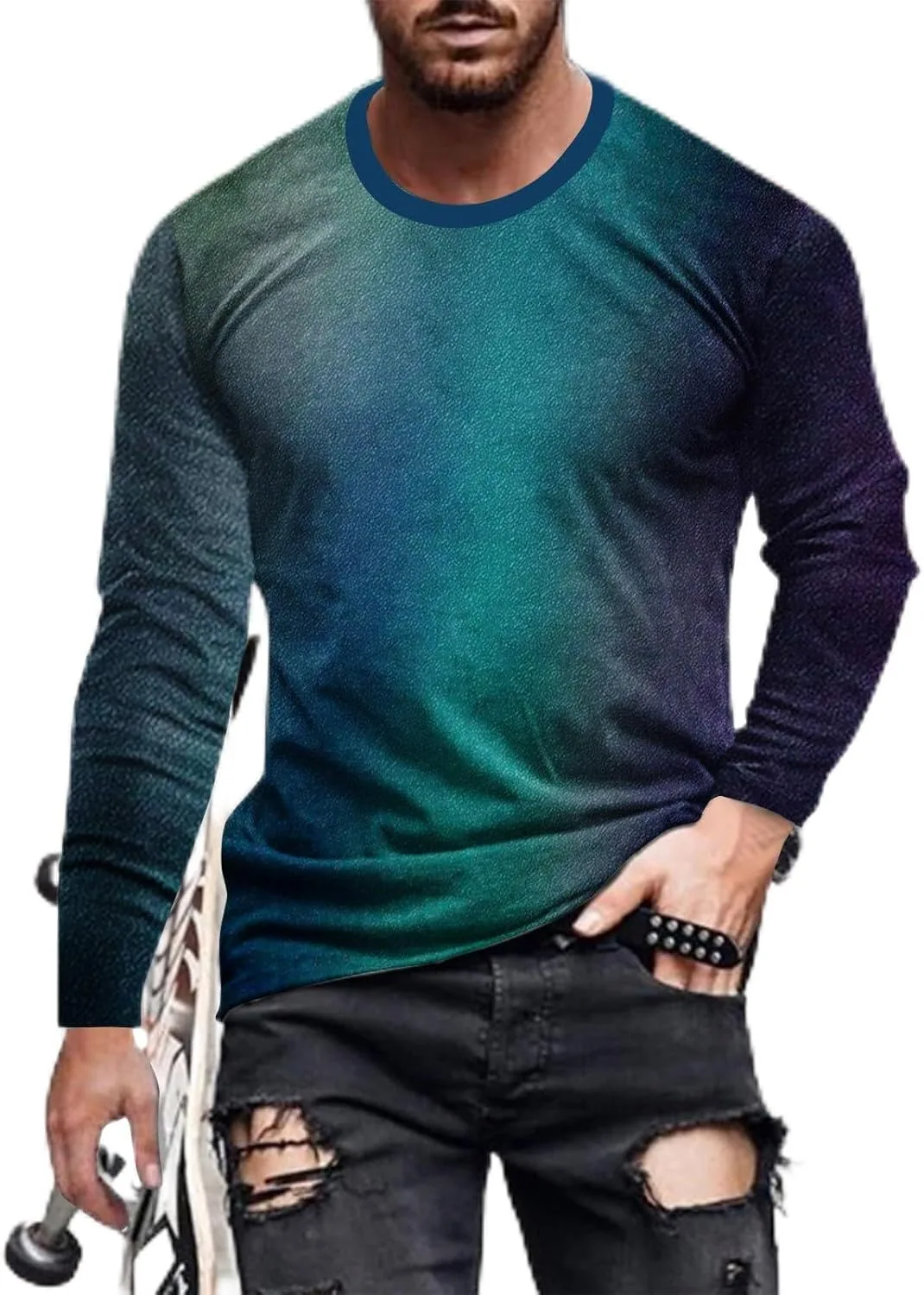 

Футболка мужская Graphic Funny Vintage с контрастными цветами Muscularfit