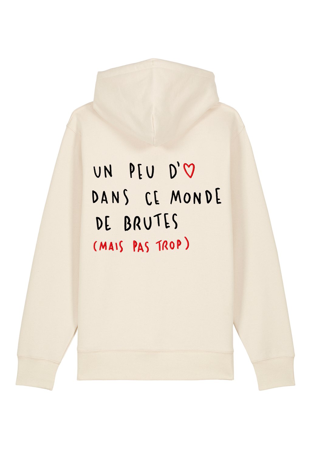 

Толстовка на молнии BRUTE BACK EMBROIDERY Mira Paris, кремовый