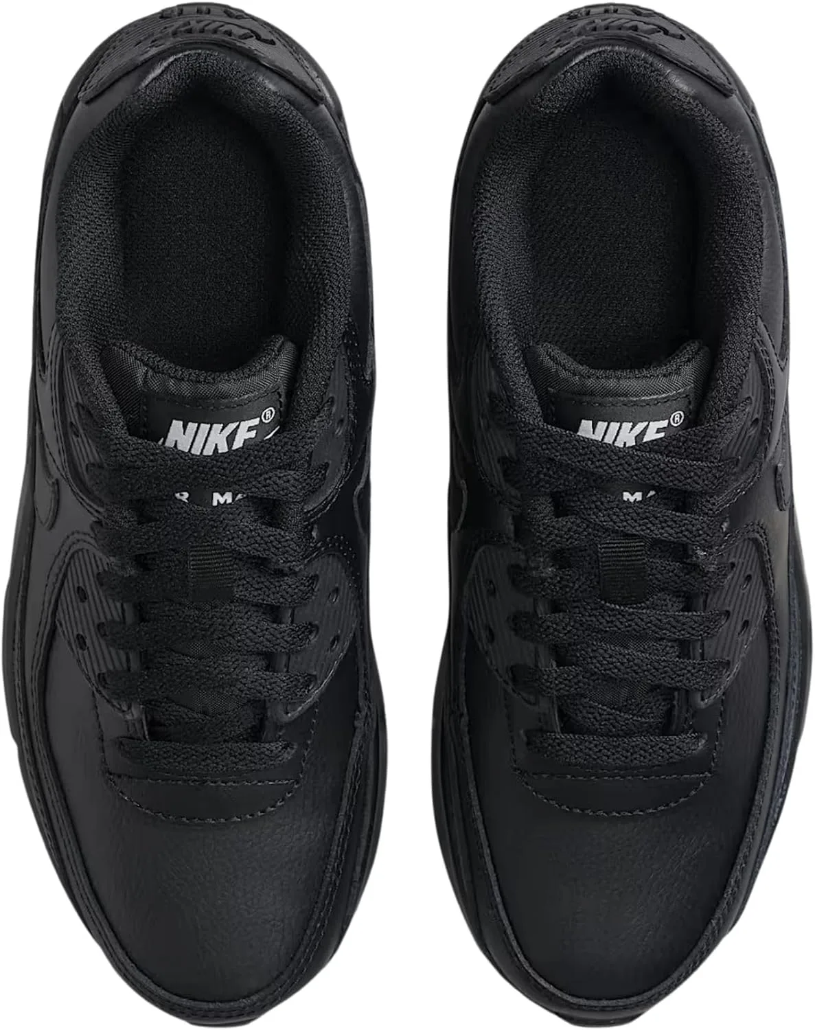 Кроссовки Nike Air Max 90 LTR (GS) Код CD6864-028 Черные, для мальчиков — фото 3