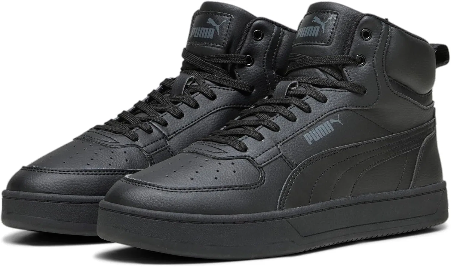 Детские кроссовки Puma Caven 2.0 Mid Trainers, Black Cool Dark Gray — фото 4