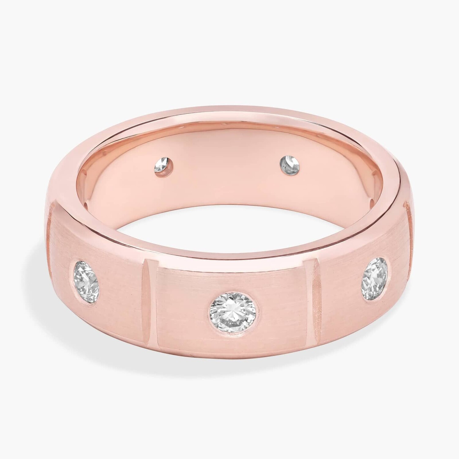 

Кольцо Bold Diamond Eternity из 14-каратного розового золота (7 мм, 1/2 карата) Blue Nile