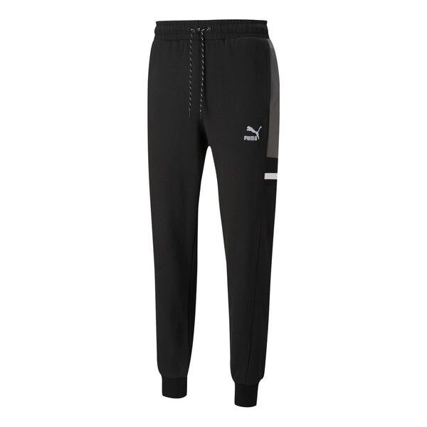 

Брюки logo tape pants 'black' Puma, черный