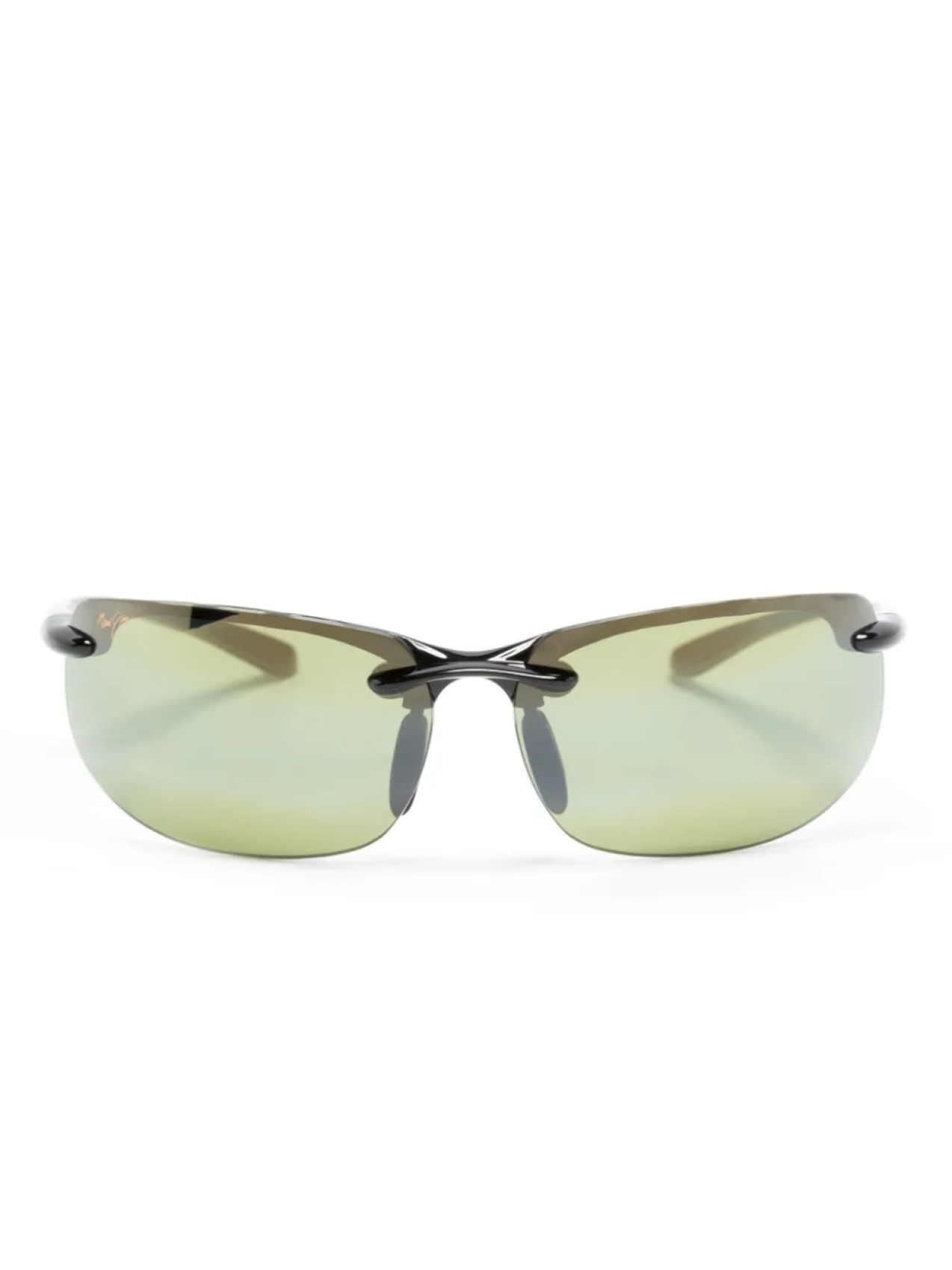 

Maui Jim солнцезащитные очки Banyans в безободковой оправе, черный