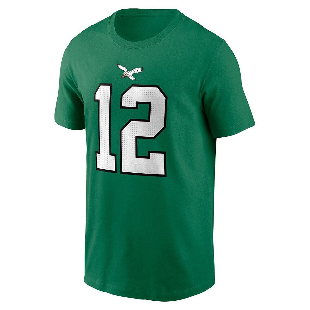 Мужская футболка Nike Randall Cunningham Kelly Green Philadelphia Eagles с именем и номером игрока в отставке, цвет Eag Green — фото 3