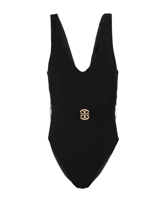 

Цельный купальник Tory Burch, черный