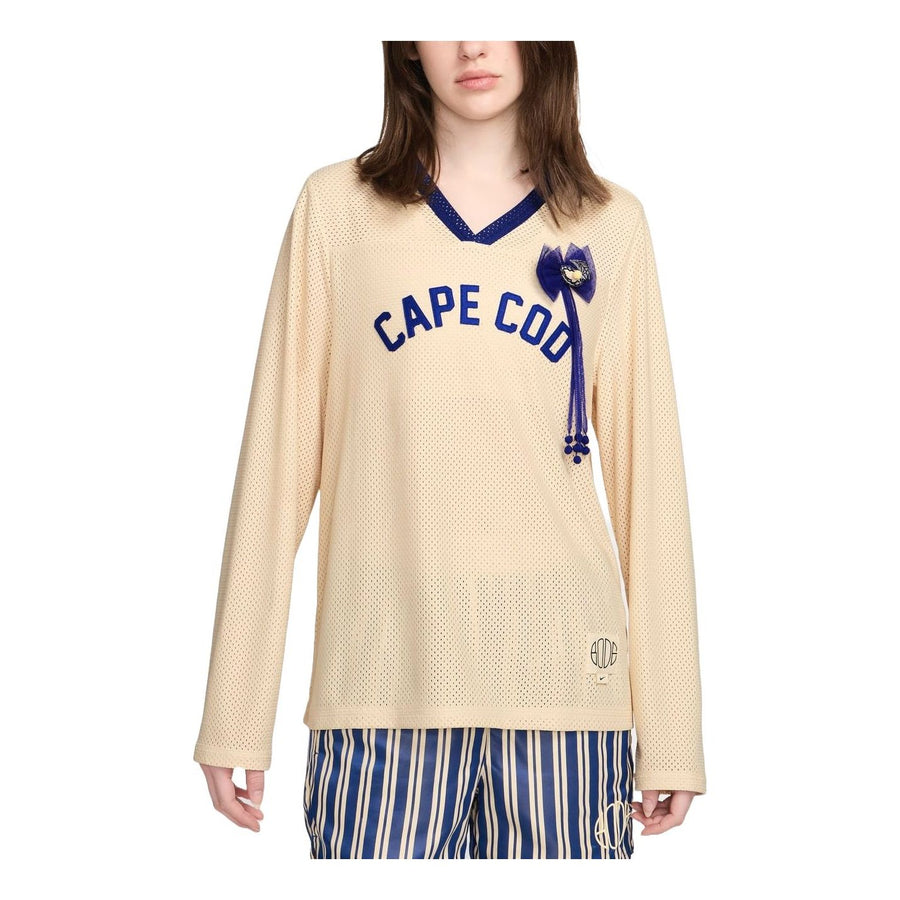 

Джерси Nike x BODE Mesh Jersey Asia Sizing 'Cream Blue', бежевый