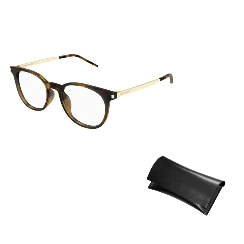 

SAINT LAURENT Очки с круглой оправой, Tortoiseshell