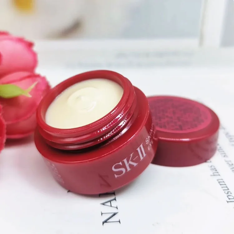 SK-II SK II Original Red Bottle Big Eye Cream Sample Pack, осветляющий, подтягивающий, увлажняющий и восстанавливающий, 2.5 г*5, 2.5g — фото 3