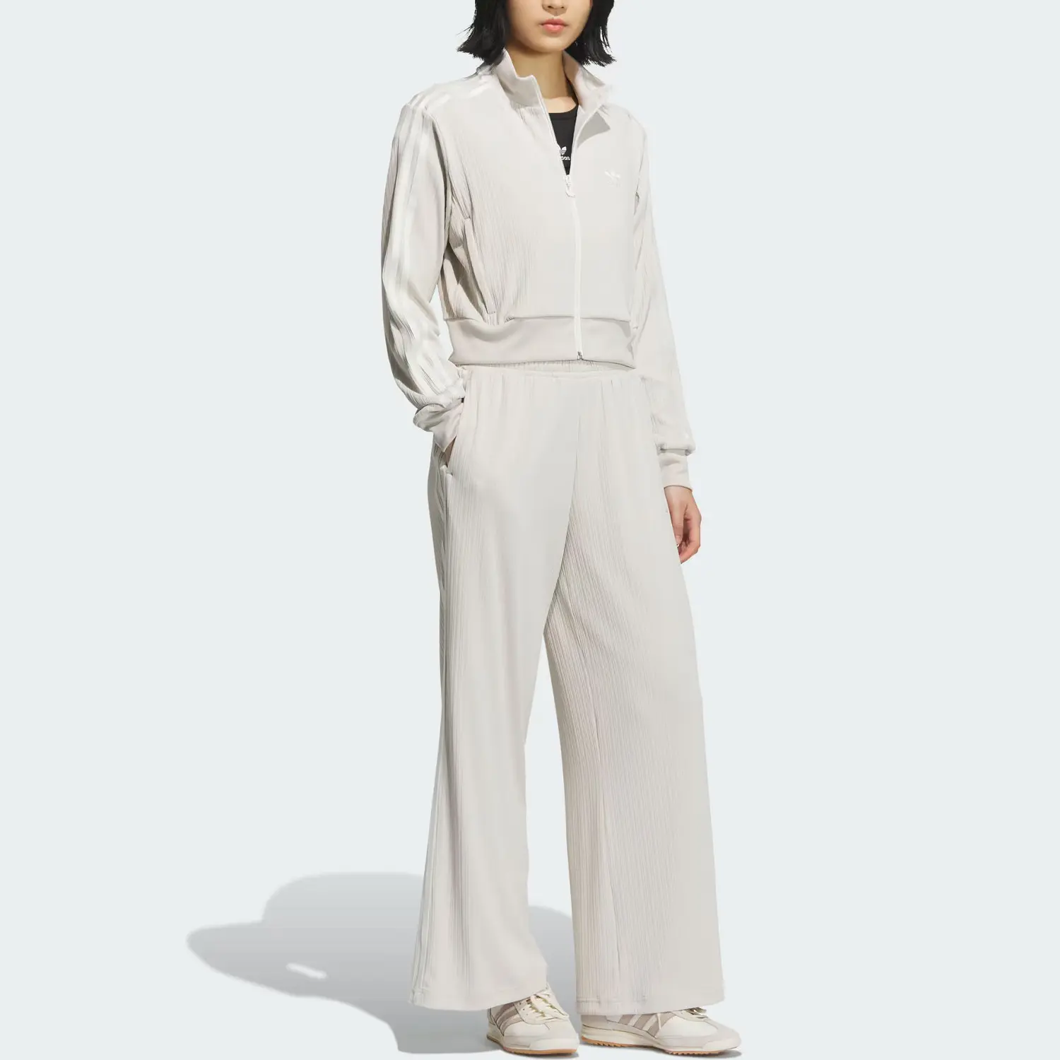 Adidas Originals Женская куртка-трехквартал светло-коричневая, Clear Brown — фото 3