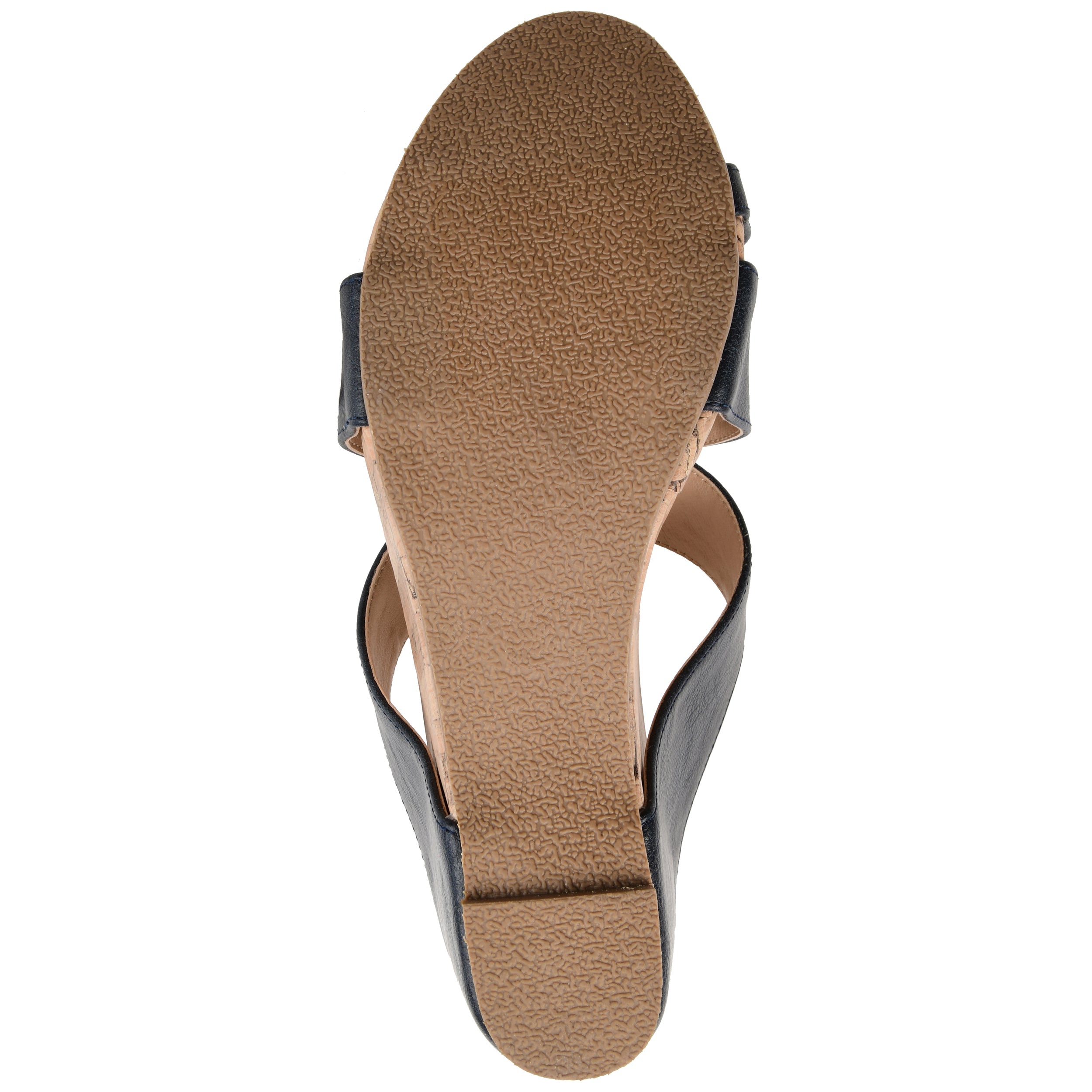 Женские босоножки Tru Comfort Foam Rayna на танкетке из коллекции Journee, темно-синий — фото 2