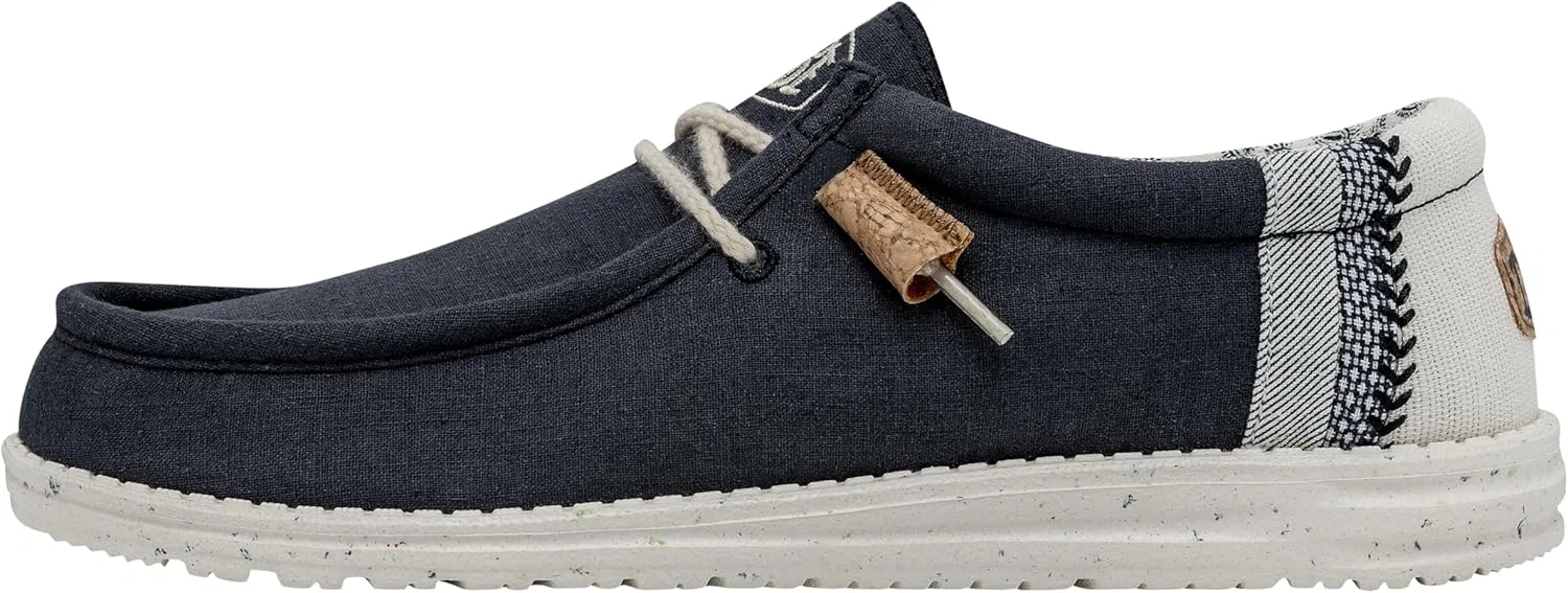 HEYDUDE - Мужские слипоны Wally Break Stitch Wally, Blue