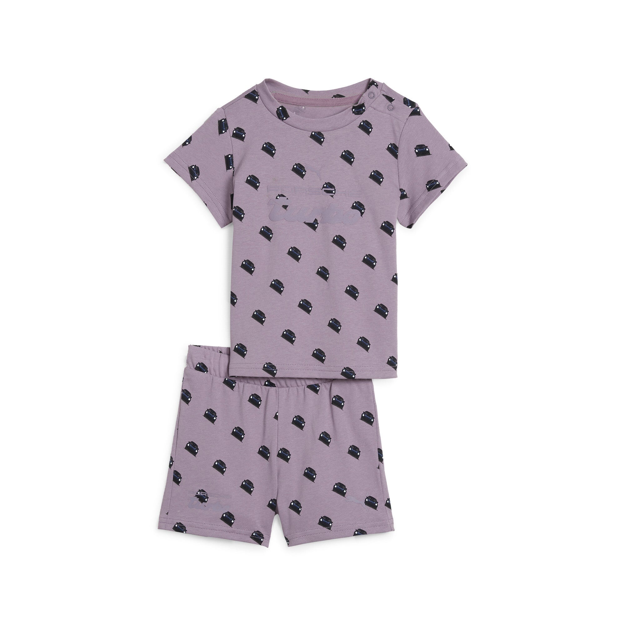 

Комплект из 2-х предметов футболка и шорты PUMA Toddler Porsche Legacy ESS, цвет pale plum