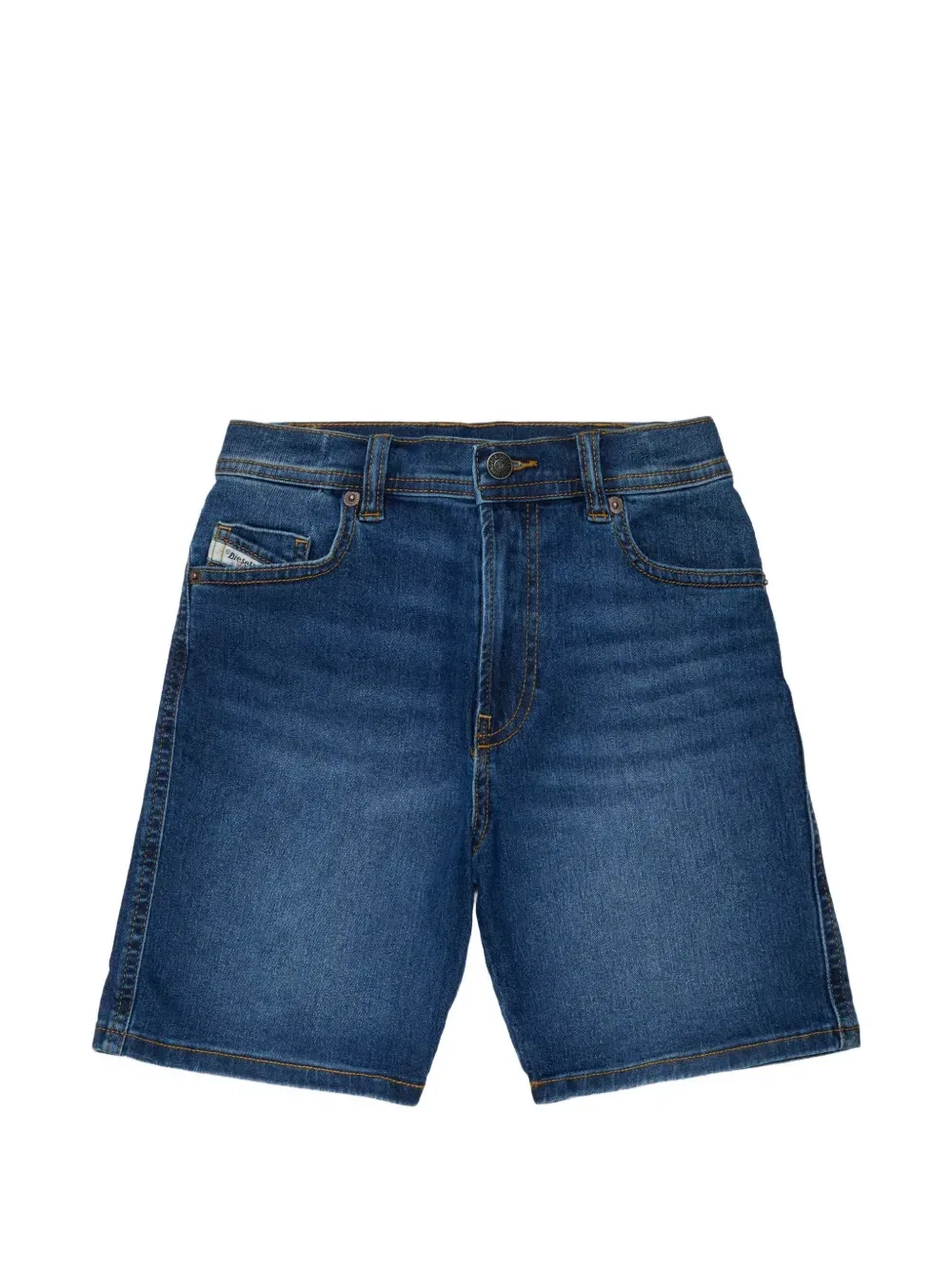 Джинсовые шорты на пуговицах Diesel Kids, синий