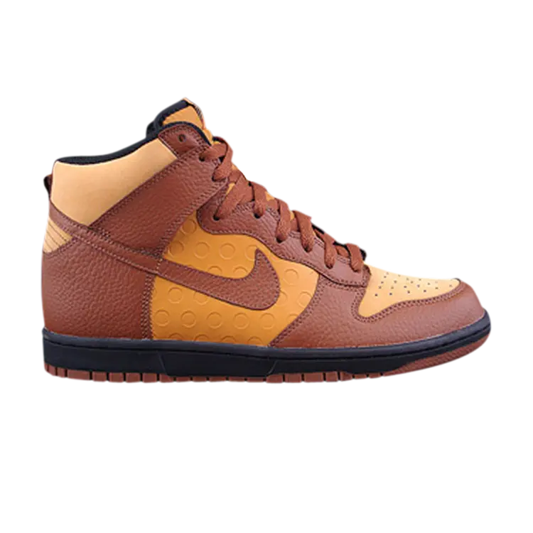 

Кроссовки Nike Dunk High 'Bronze Pecan', коричневый