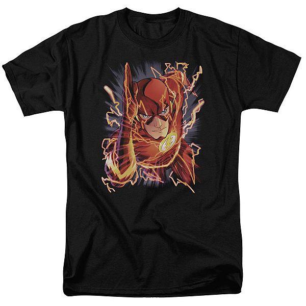 

Футболка с коротким рукавом adult justice league of america flash 1 Licensed Character