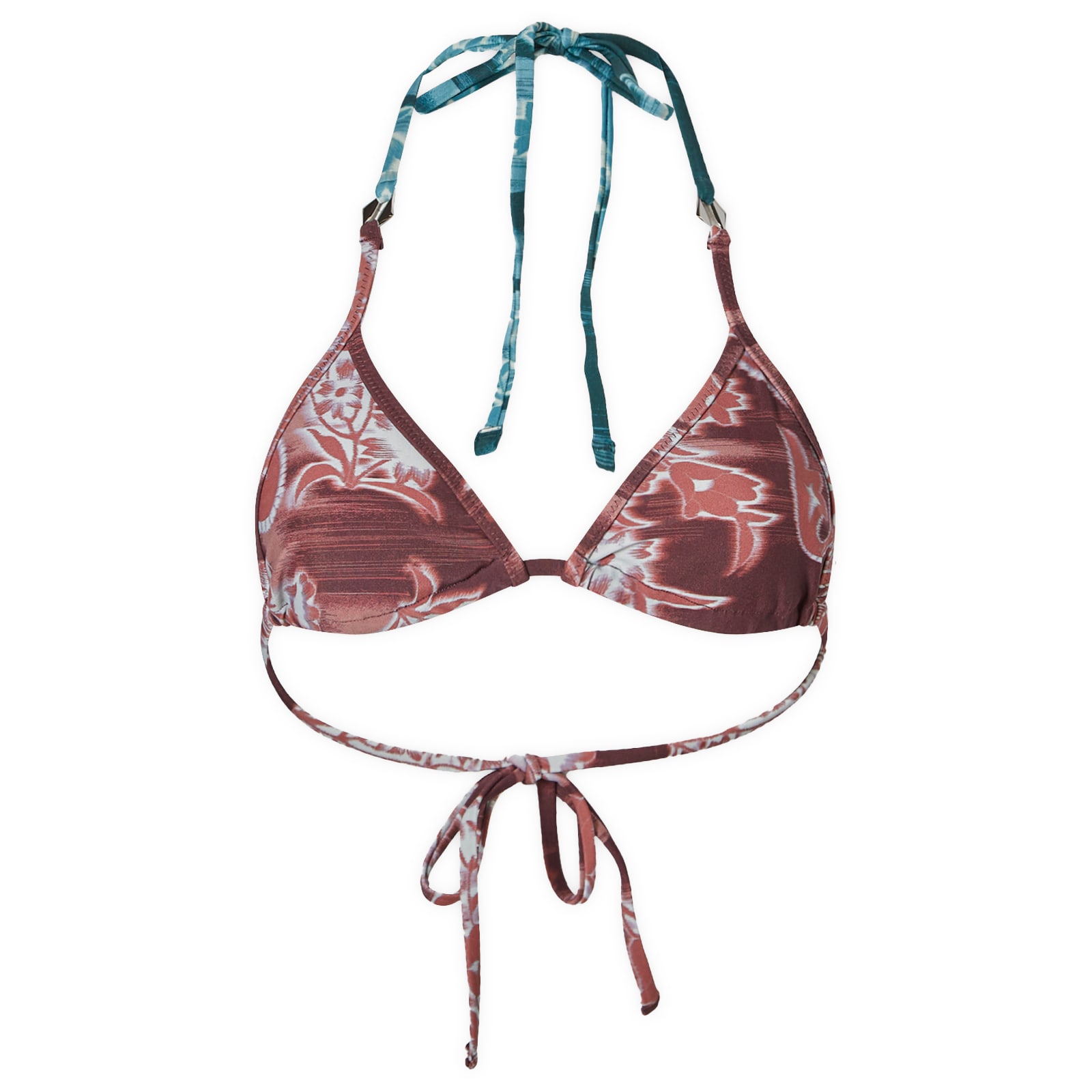 

Бикини Miaou Amada Swimsuit Top, цвет Median Paisley Burgundy