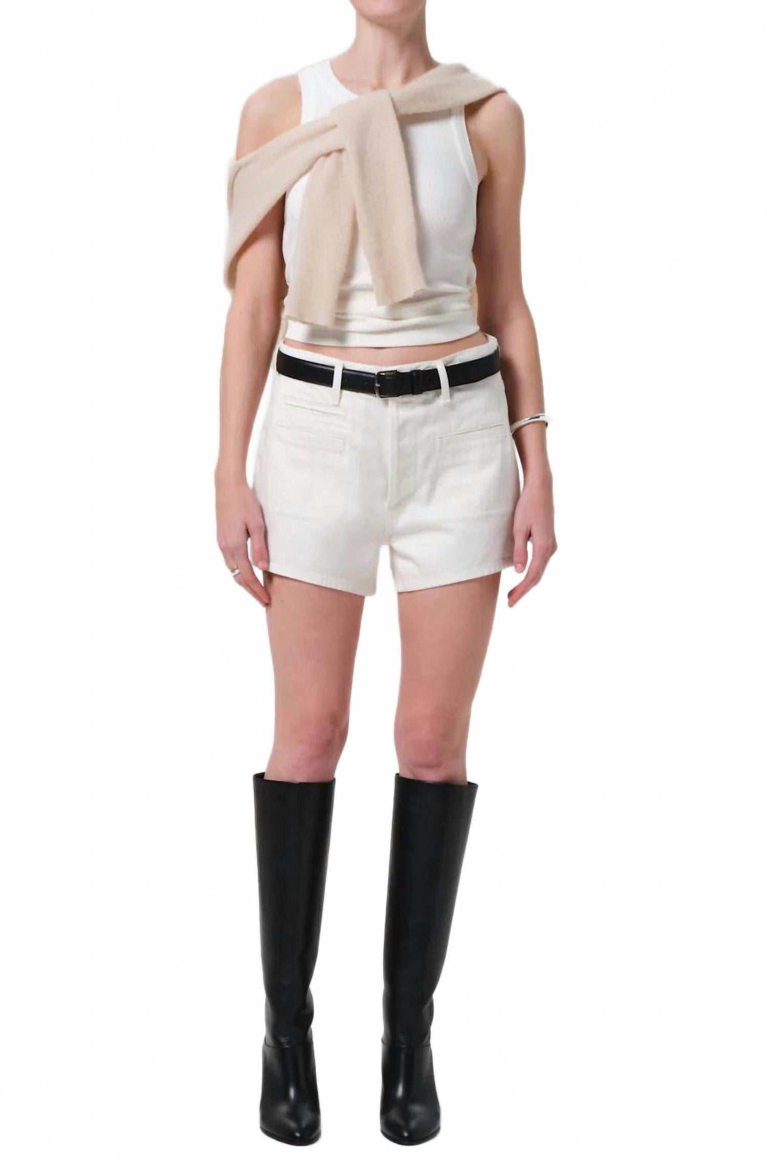 

Шорты Marlow с прорезными карманами из пашмины Citizens of Humanity, pashmina