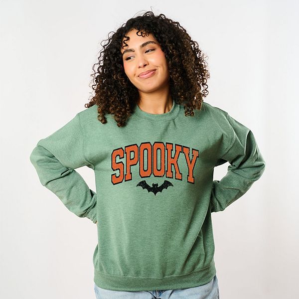 

Свитшот Varsity spooky bat distressed Simply Sage Market, Heather Green, Зеленый, Свитшот Varsity spooky bat distressed Simply Sage Market, Heather Green