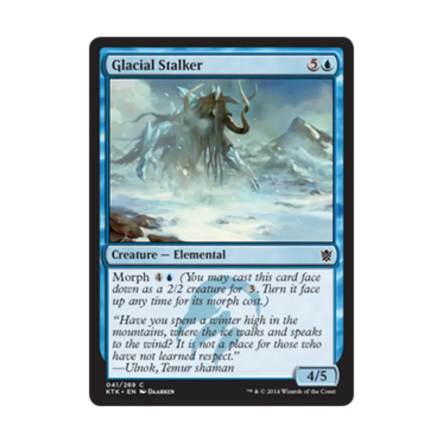 

CCG Ледяной Сталкер (клавиша C), MTG - Khans of Tarkir