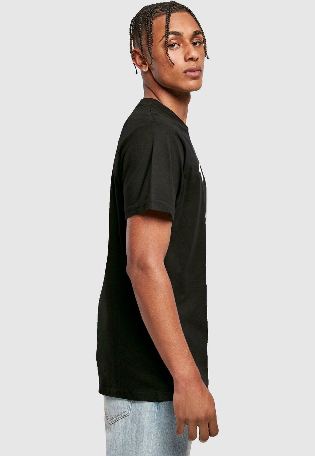 

Футболка с принтом COOLEST DAD ROUND NECK Merchcode, черный