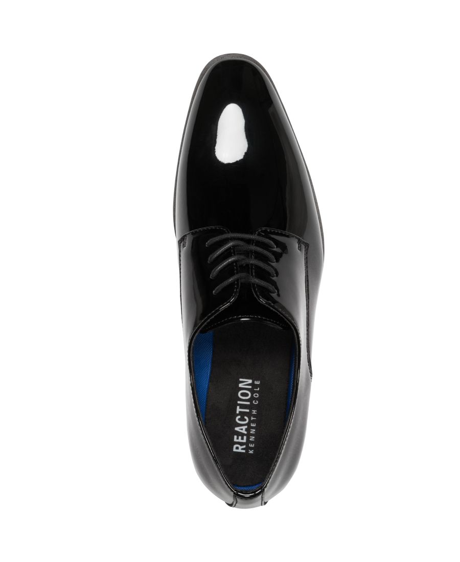 Мужские туфли-дерби Hogart Kenneth Cole Reaction, Black Patent — фото 4