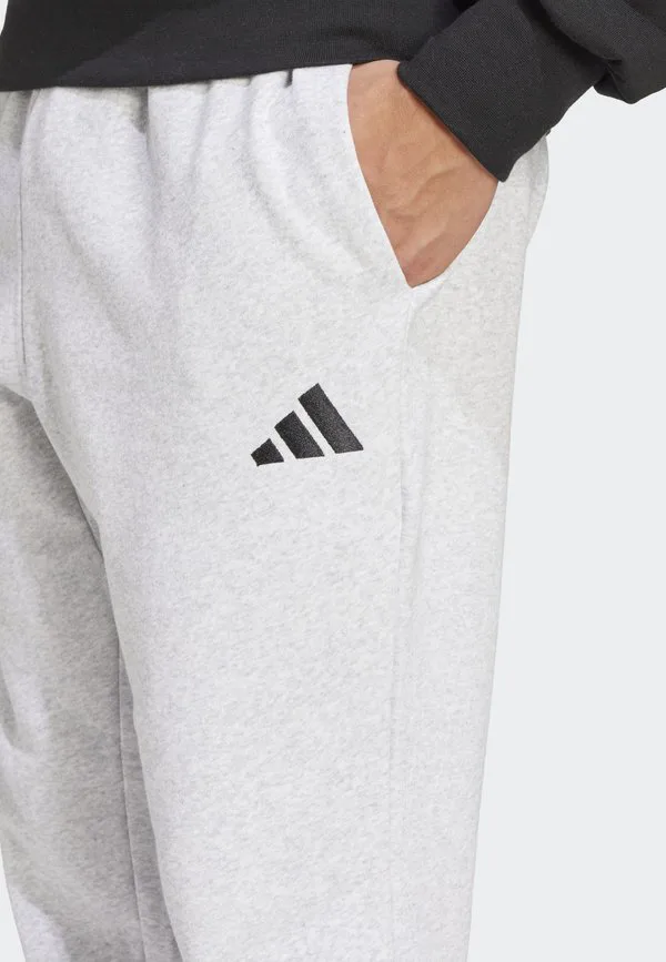 Уютные спортивные штаны Adidas Sportswear, Light Grey Heather Black — фото 3