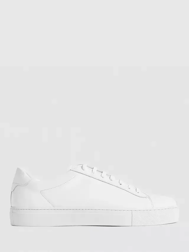 Кожаные кроссовки Финли Reiss, White