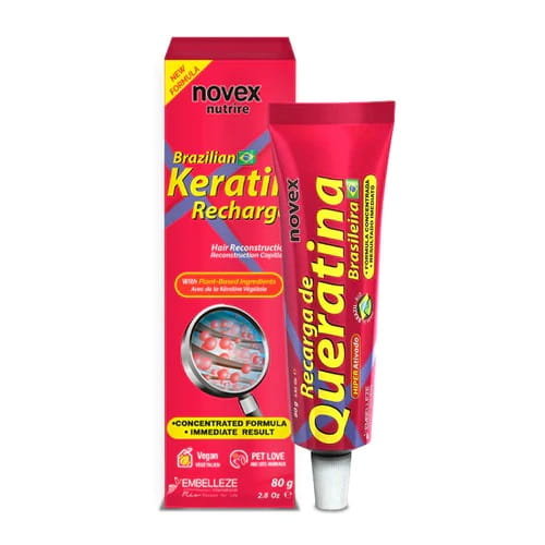 

Novex Keratin Recharge восстанавливающий кондиционер для волос 80 г