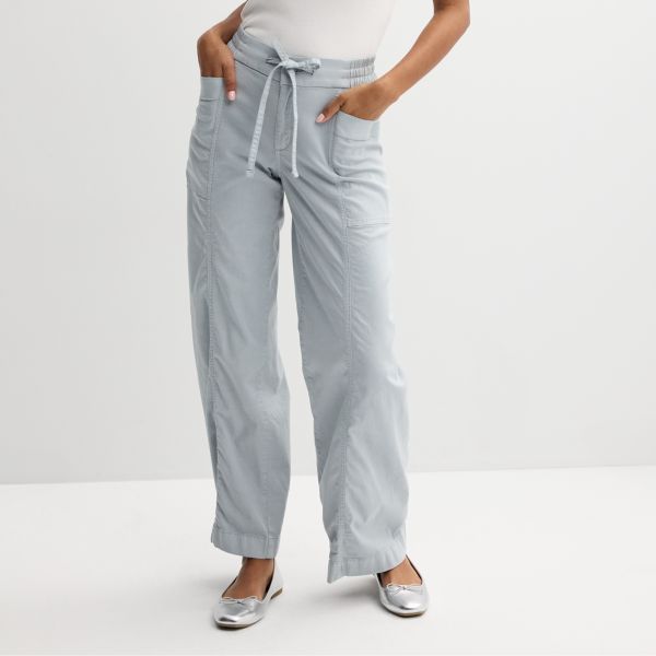 

Юношеские универсальные брюки с завышенной талией на резинке So, цвет niagara dew