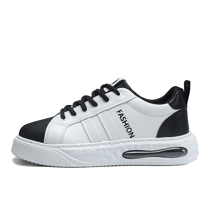 

Износостойкие низкие повседневные туфли для мужчин FAPAI, White Black