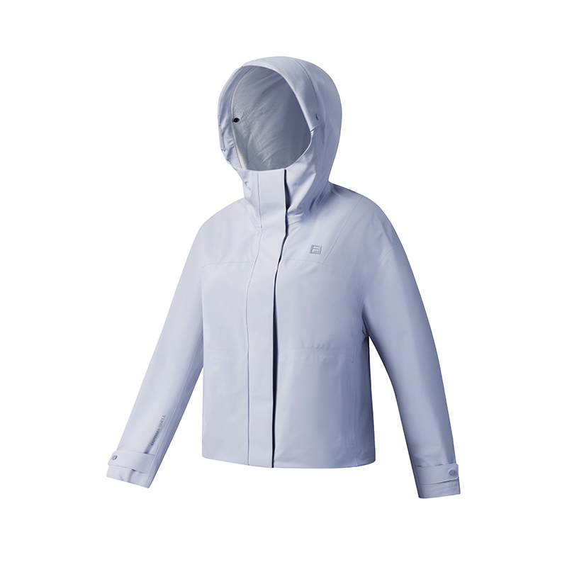 

FILA Куртка ветровка Fitness Series водонепроницаемая и ветронепроницаемая женская Gray Smoke Blue