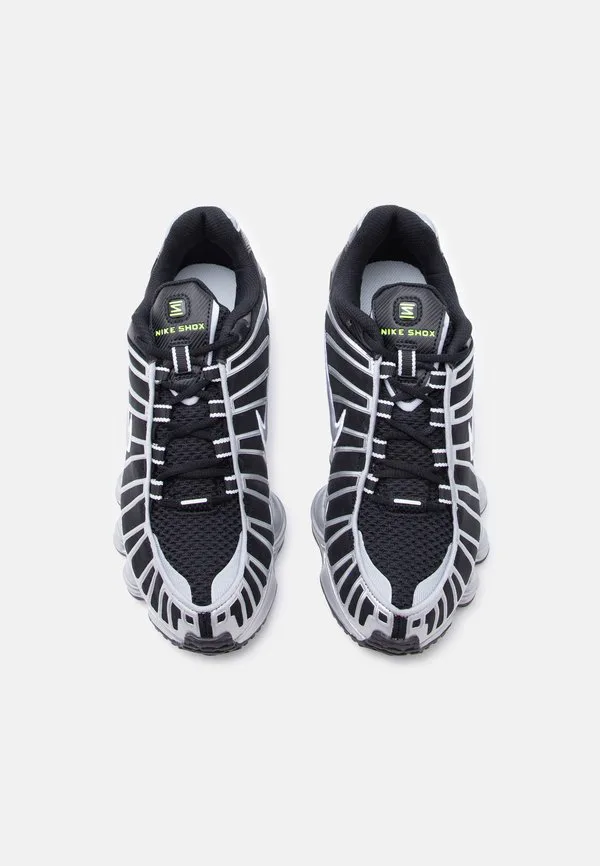 Кроссовки shox tl унисекс Nike Sportswear, Black/Metallic Silver-Coloured/Volt Ice/Photon Dust/White — фото 4
