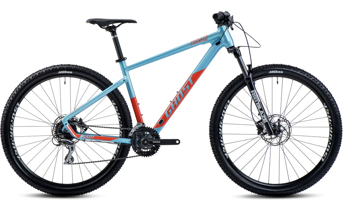 

Горный велосипед Ghost Kato Essential 29 AL - 29 дюймов - Diamant - 2025, цвет Blau|pearl baby blue/dark orange - glossy