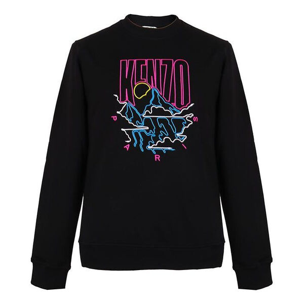 

Толстовка men's embroidered long sleeves sports black Kenzo, черный