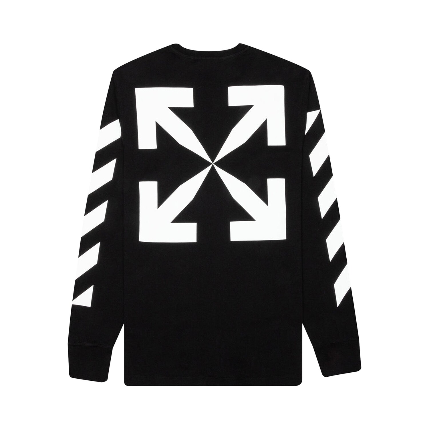 Off-White Футболка с длинными рукавами Мона Лиза, Черная — фото 2