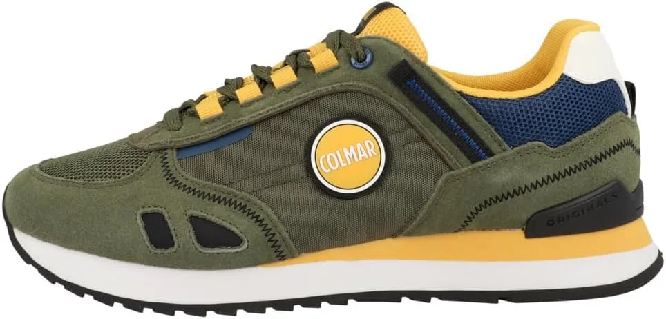 Кроссовки Colmar Travis Sport Colors, темно-синий/зеленый/желтый